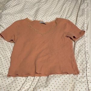 peach lacey t-shirt!